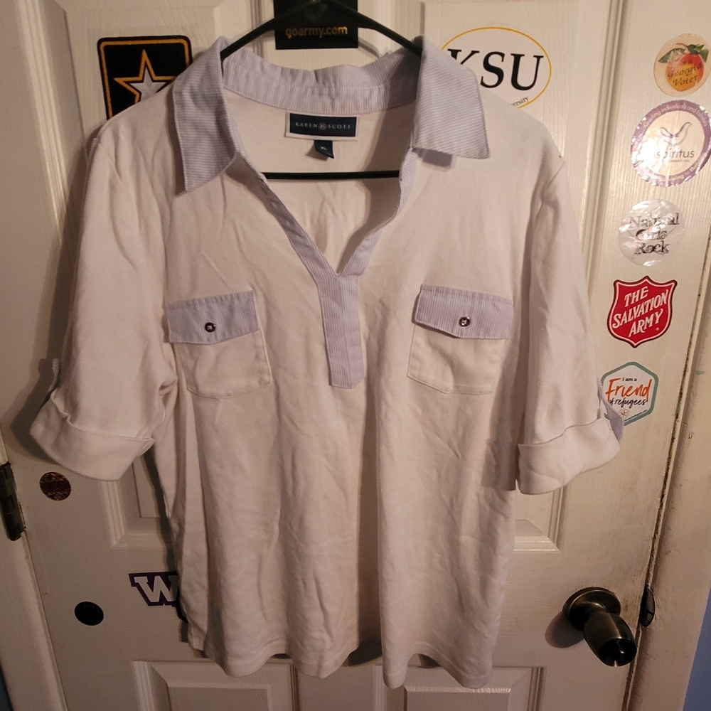 Karen Scott Collared Shirt